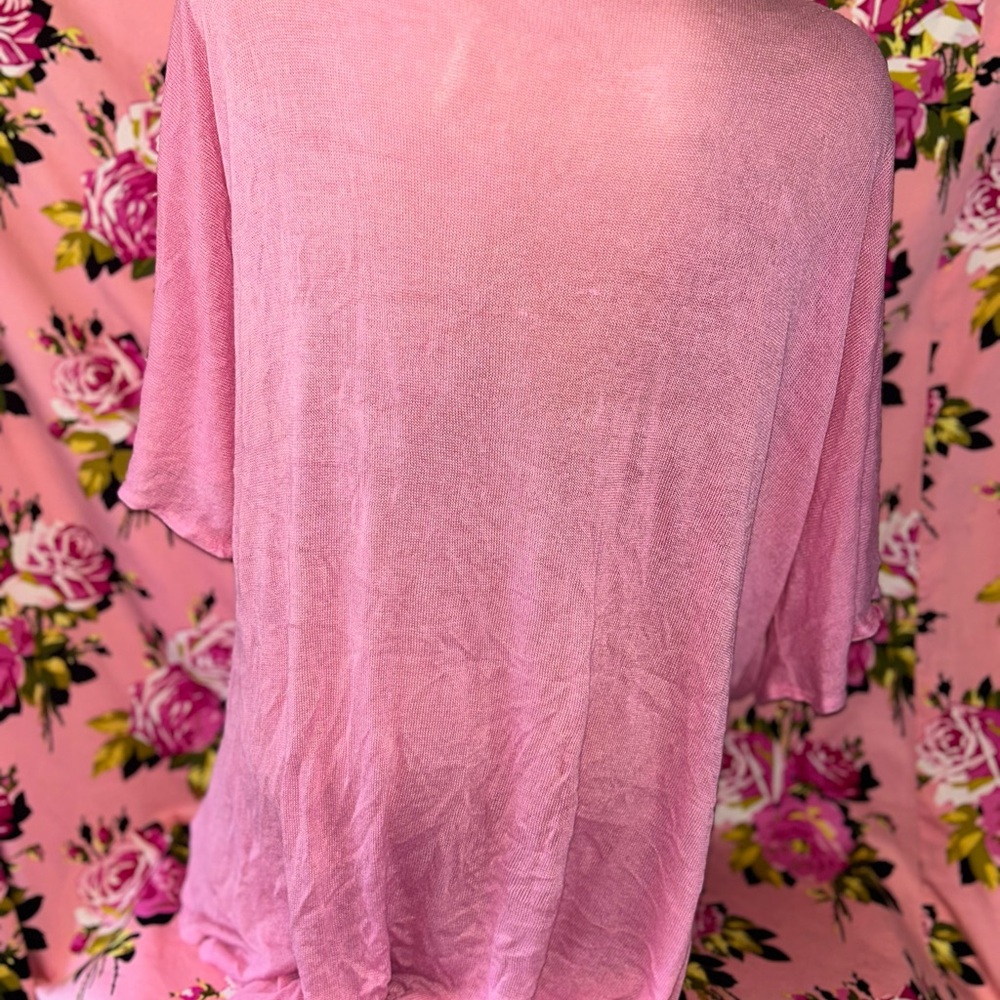 Wildfox Pink Barbie Top swimsuit coverup poncho Sarong wrap - Picture 4 of 4